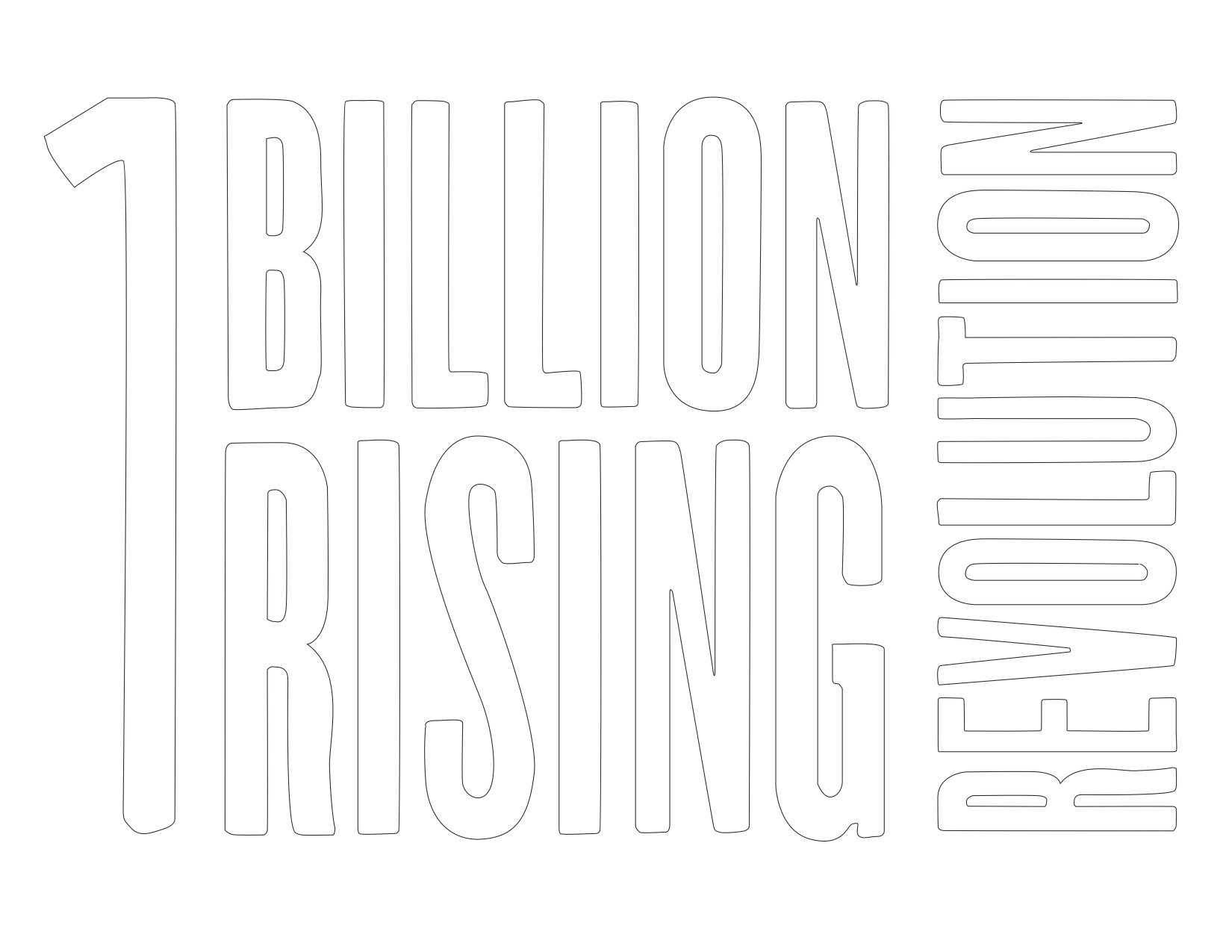Rise for Revolution Stencils are now available - One Billion Rising