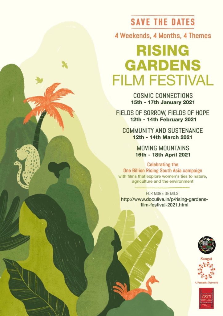 South Asia continues to rise with their Rising Gardens Film Festival – exploring women’s ties to nature, agriculture and the environment – featuring 48 films from over 11 countries.