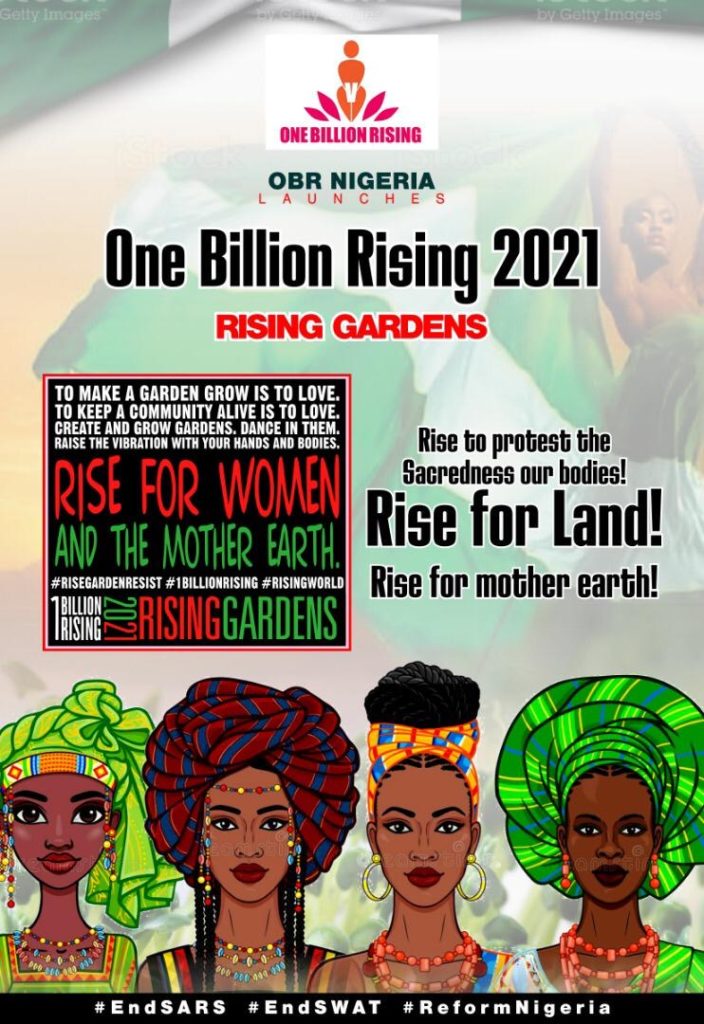 Nigeria will rise through public sensitization, drama , music and dance – along with street campaigns, and listening workshops for women empowerment and community education.