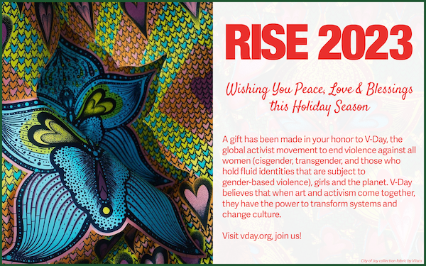 Sing along to the One Billion Rising anthem, 'We Are Rising', and RISE in  2022! . The lyrics to #WeAreRising – the song I wrote, By V-Day